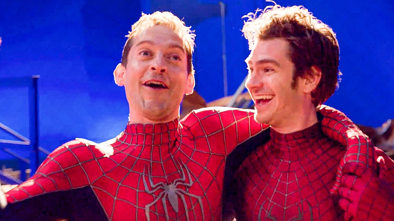 Tobey Maguire and Andrew Garfield on the making of 'SPIDER-MAN NO WAY HOME