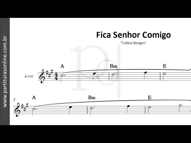 Fica Senhor Comigo (Teclado)