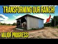 TURNING OUR 40 ACRE RANCH INTO A DREAM COMPOUND WITH MY DAD part 2