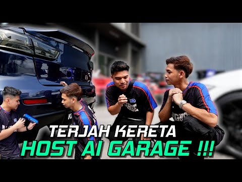 TERJAH KERETA HOST AI GARAGE !!! SAFWAN SIMPAN BARANG FANS KAMI...