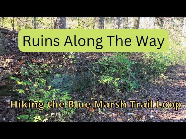 Ruins Along The Way ~ Hiking the Blue Marsh Trail Loop