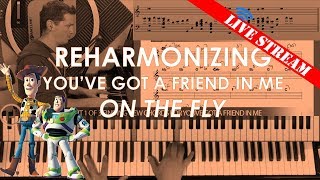 Reharmonization (finding new chords) on the fly for You've Got A Friend In Me (3 of 3)