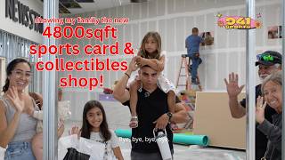 Showing the fam the new 4800 sqft sports card &amp; collectible store 😱