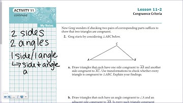 SpringBoard Geometry Unit 2 Lesson 11-2