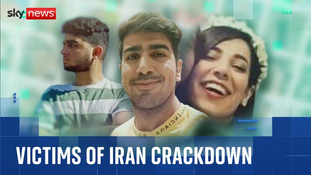 Who were the victims of Iran's crackdown on anti-regime protests?