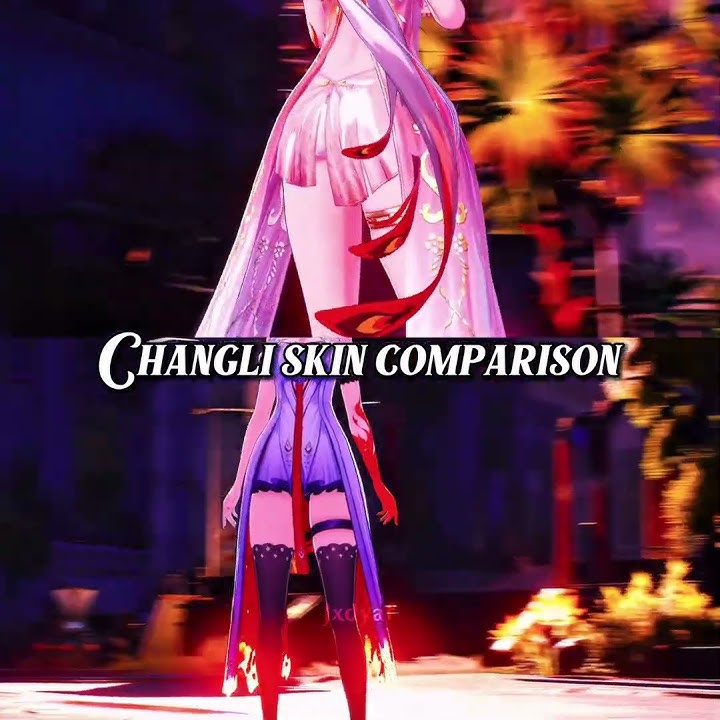 CHANGLI SKIN COMPARISON  #wutheringwaves #wuwacreator #wuwcontest24