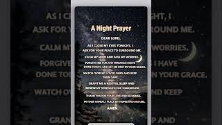 Good night prayer 🙏