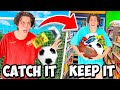 CRAZY &#39;&#39;CATCH IT YOU KEEP IT&#39;&#39; CHALLENGE w/ Zoe &amp; Zhong (COMPILATION) | NichLmao