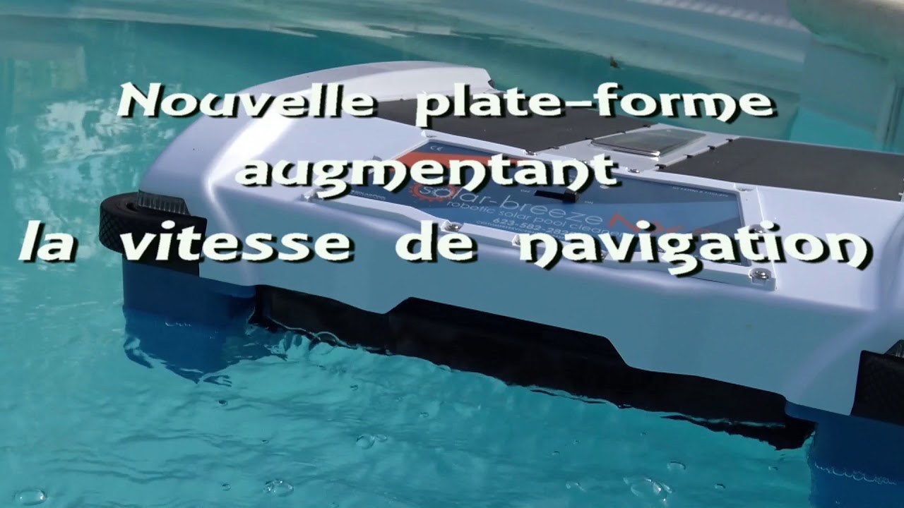 RobotShop Solaire Intelligent Écumoire de Piscine Solar-Breeze NX2