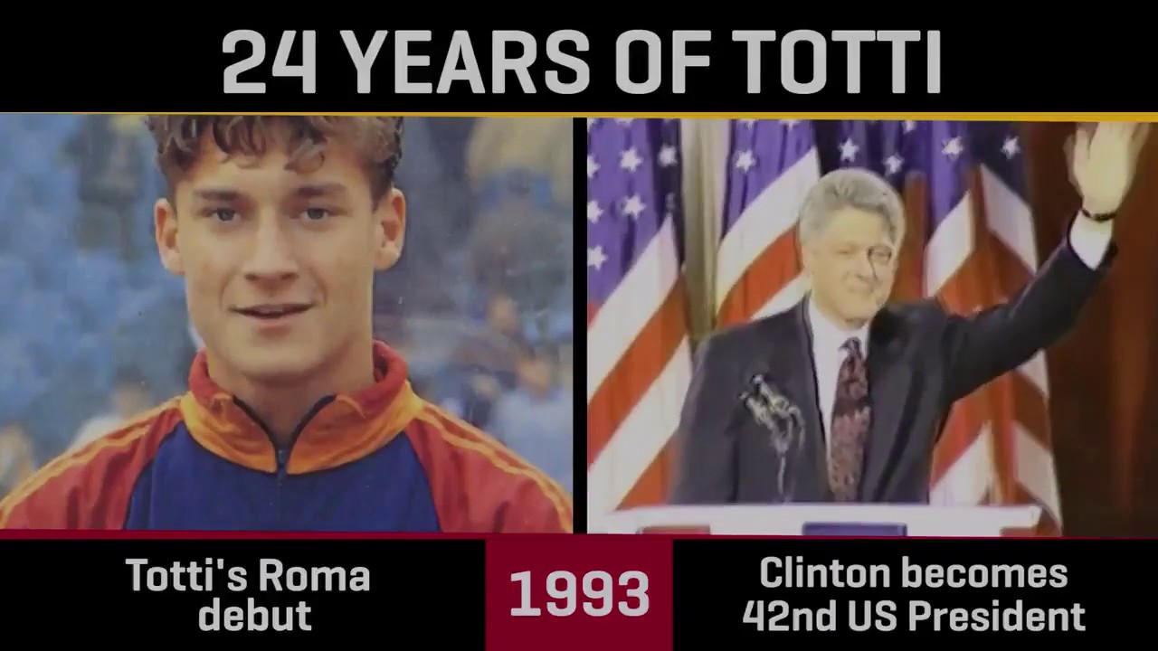 Francesco Tottis Farewell 24 Years Of True Legend YouTube