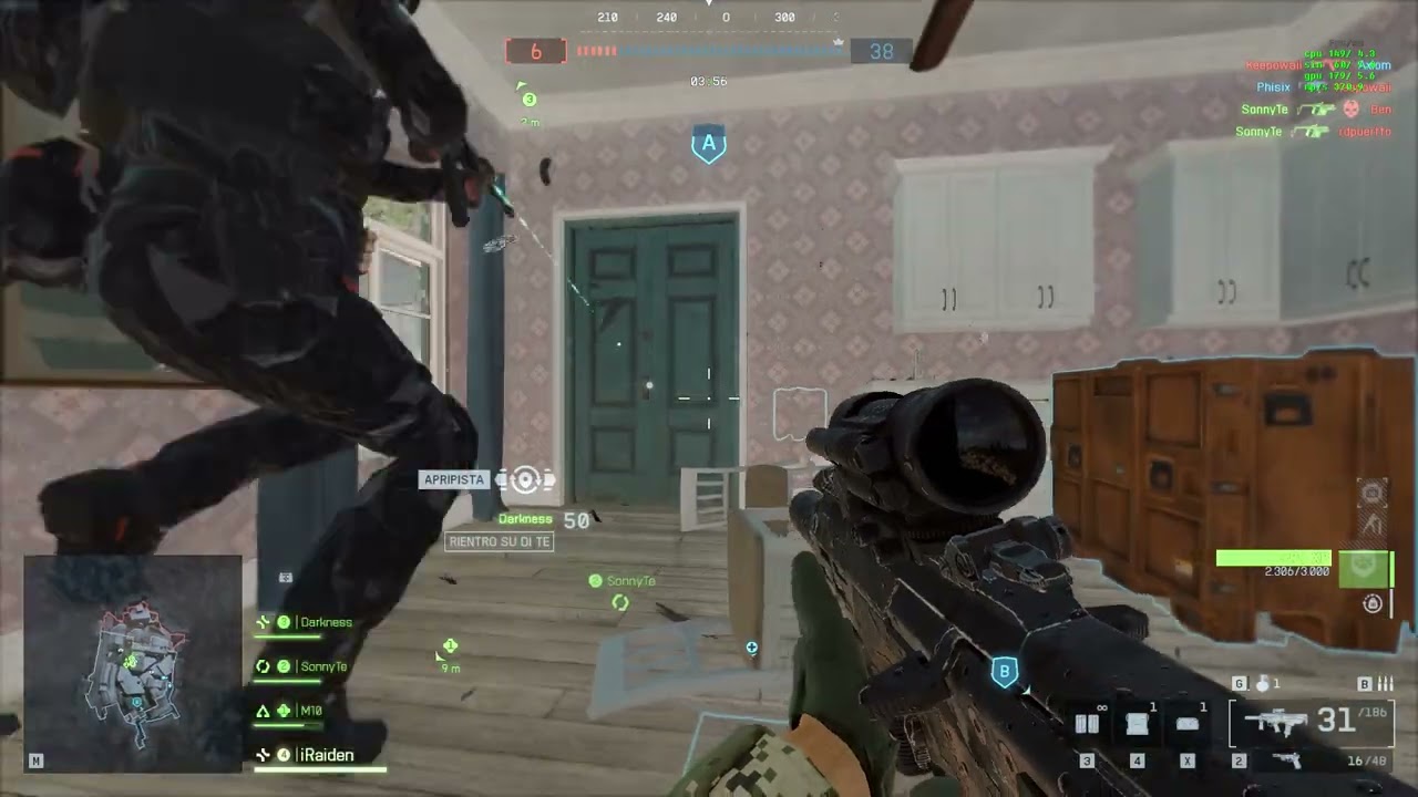 Battlefield 6 - PC Gameplay - KDR 6+ - Saints Quarter - Sabotaggio - GRT-BC