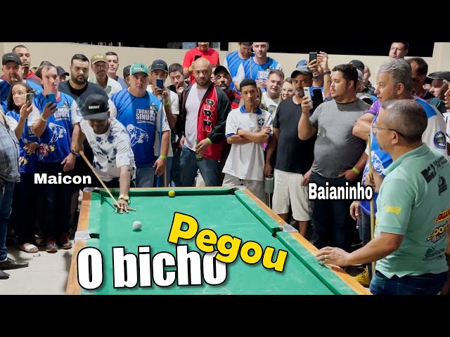 Baianinho X Maicon ao vivo no jogo mais eletrizante de 2019