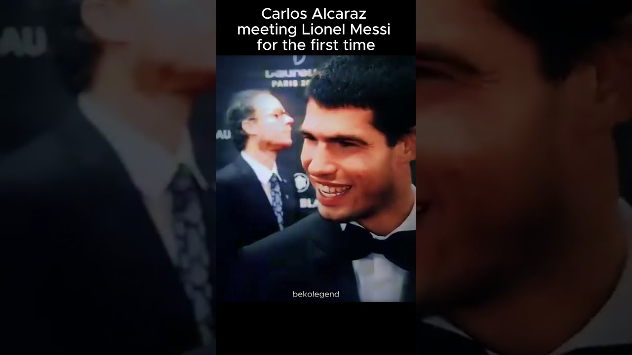 Carlos Alcaraz Meets Lionel Messi Shorts Viralvideo
