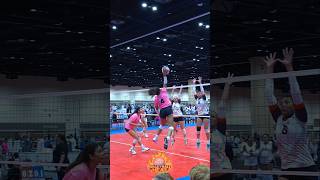 Capria Hall Hammers A Spike Between The Block For An Amazing Display Of Strength!
