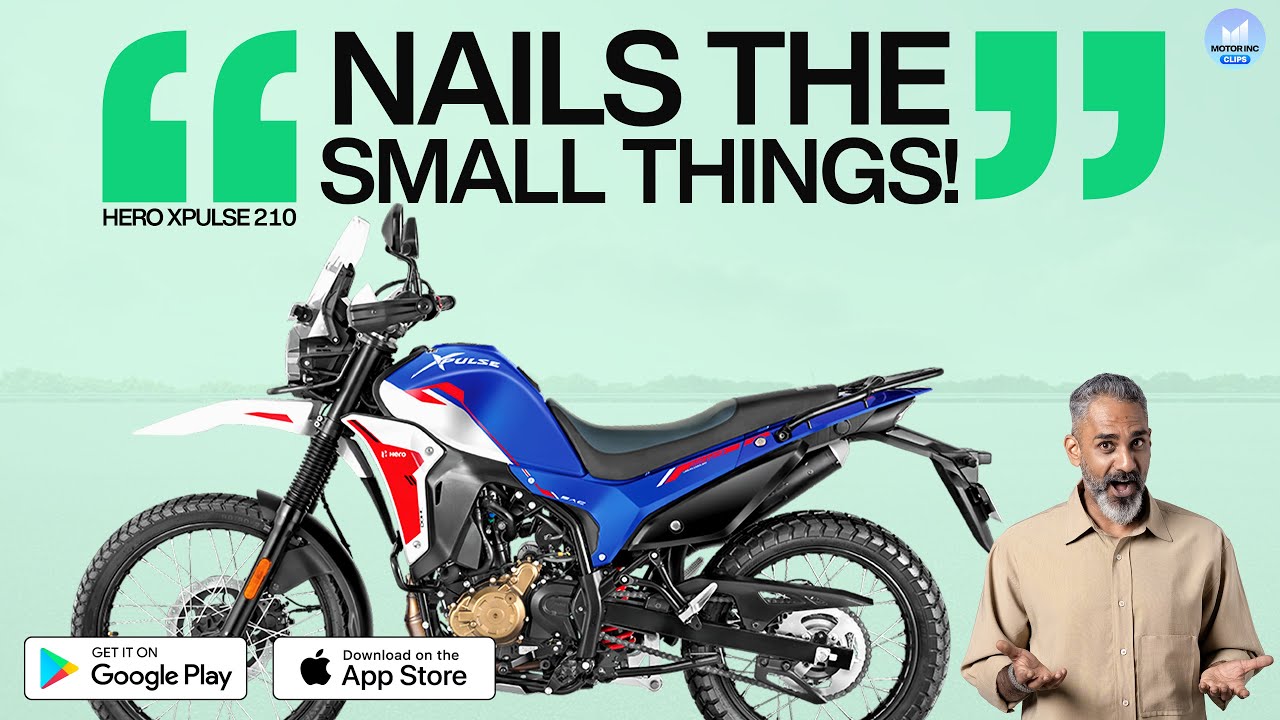 Small details done right on Hero Xpulse 210 | #MotorIncClips
