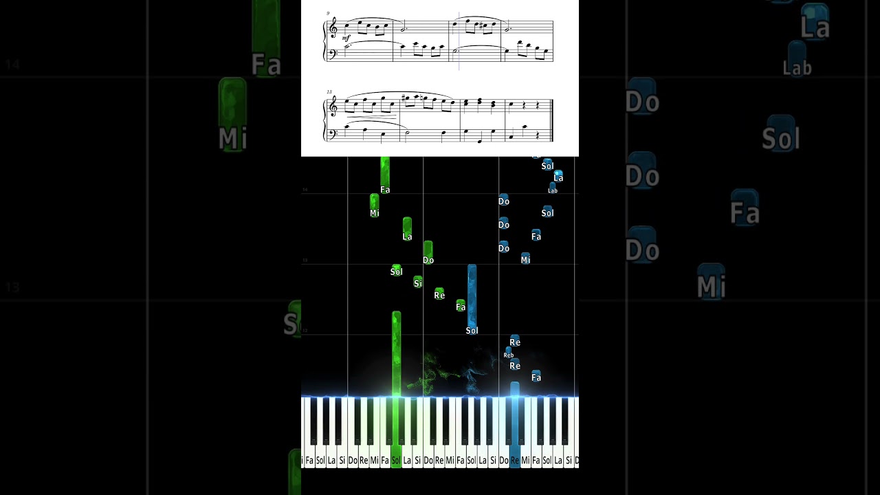 Guarda Menuet de Hässler – Beginner Piano Etude with Animated Sheet Music & Falling Notes su YouTube Guarda Menuet de Hässler – Beginner Piano Etude with Animated Sheet Music & Falling Notes su YouTube