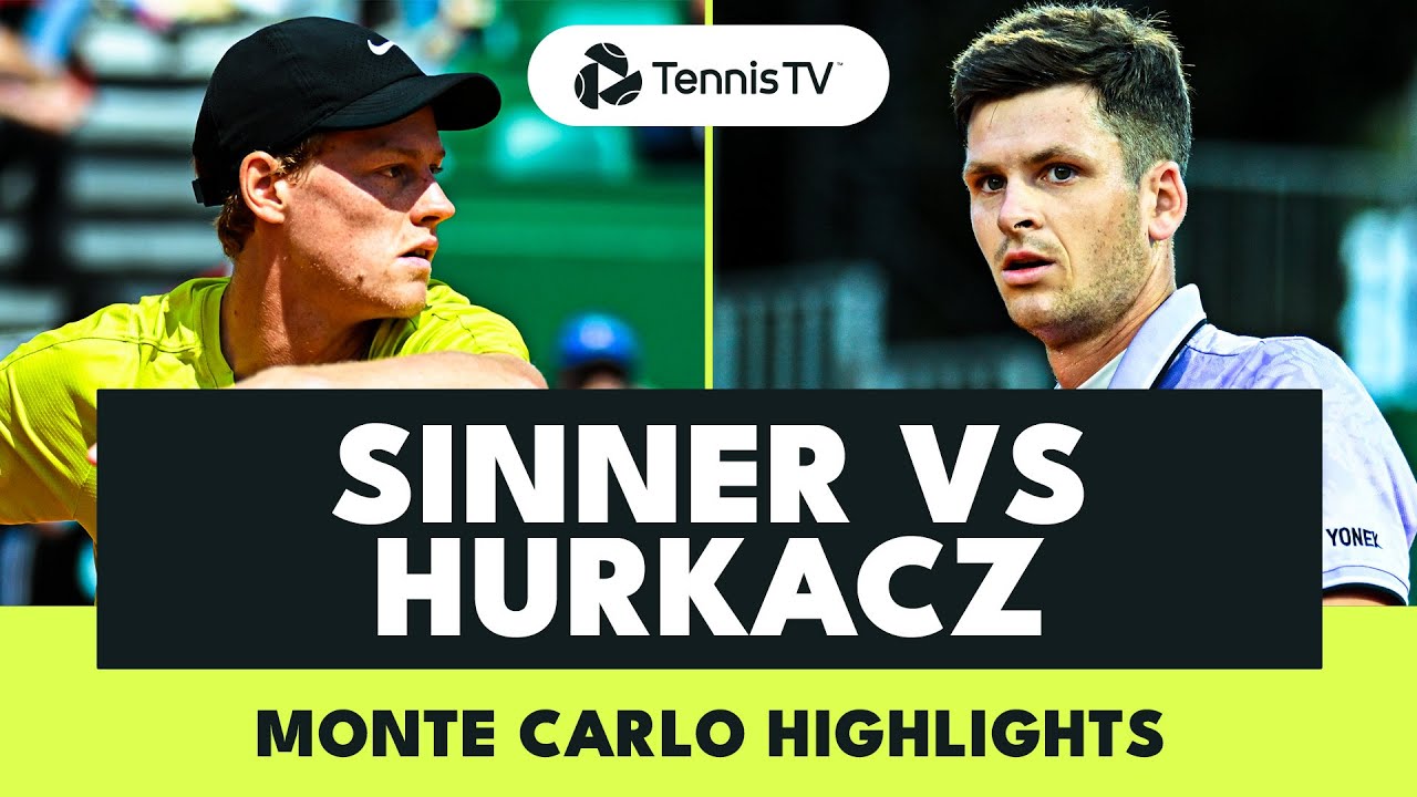 Jannik Sinner vs Hubert Hurkacz Highlights Monte Carlo 2023