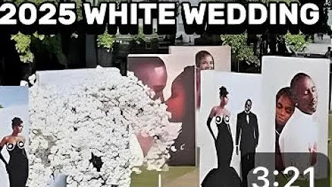 PRISCILLA OJO AND JUMA JUX WHITE WEDDING CEREMONY ( Jp205 Venue)