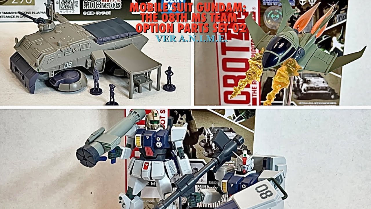Robot Spirits Mobile Suit Gundam: The 08th MS Team Option Parts Set 02 (ver. ANIME) Review