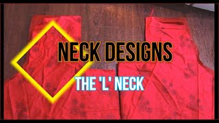 #NECK - L NECK CUTTING AND STITCHING IN TAMIL | QKF
