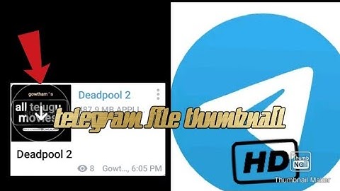 telegram file to thumbnail & rename