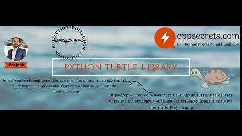 Articles on Turtle Library cppsecrets.com