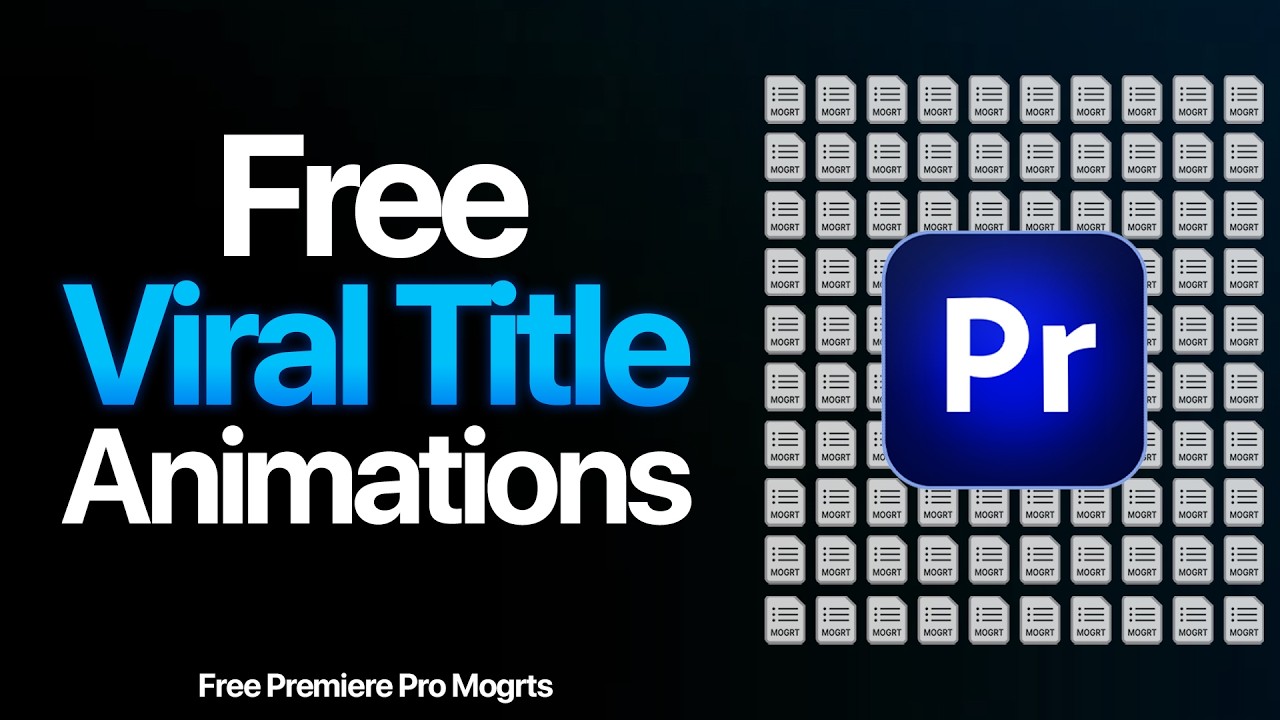FREE Text Animations Pack for Premiere Pro & AE (10 Included!)