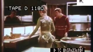 1960s American Home of Tomorrow, Retro Futuristic Kitchen Design, Gadgets