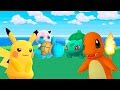 Esquadrão Inicial kids encontra Pikachu Vs Charmander batalha pokemon paródia
