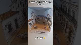 Maqueta 3D del Montevideo Colonial