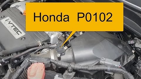How to Fix a Honda  P0102 Code: Mass or Volume Circuit Low Input