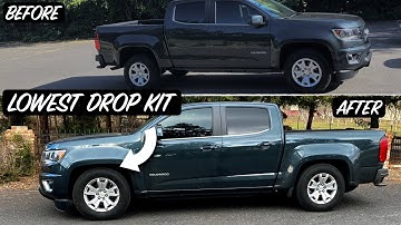 Lowering 2018 Chevy Colorado | 3" Front/4" Rear (BellTech Street Performance Lowering Kit)
