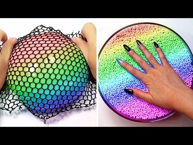 Relaxing Slime Videos  Oddly Satisfying Slime Crunchy ASMR 2022