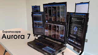 The Expanscape Aurora 7 Laptop - Seven Screens Laptop Now Up for Sale.