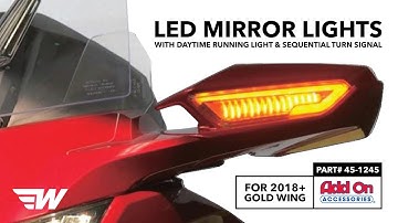 LED Mirror Lights w/Daytime Running Light & Sequential Turn Signal | Add On Accessories | WingStuff