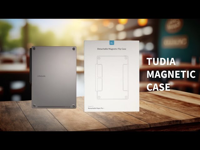 Tudia M Flip Detachable Clear Magnetic Case for the Remarkable