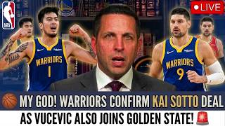 🏀 MY GOD! WARRIORS CONFIRM KAI SOTTO DEAL AS VUCEVIC ALSO JOINS GOLDEN STATE! 🚨