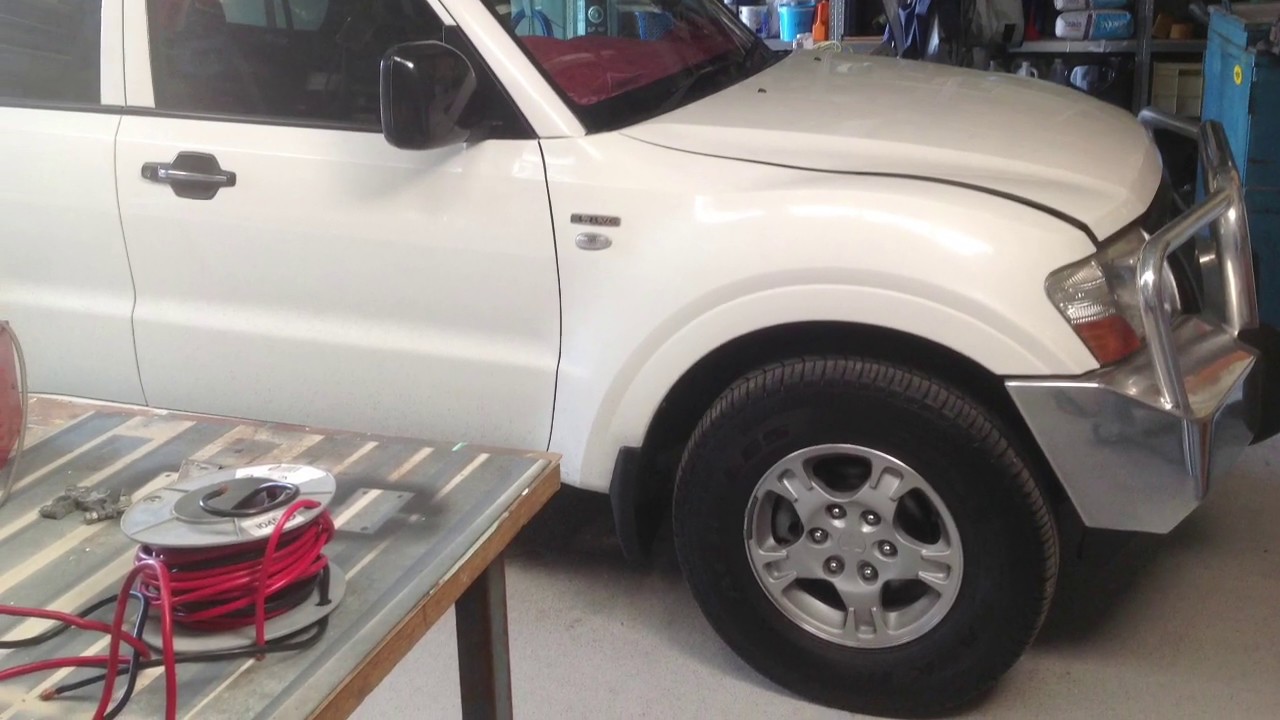 dual battery setup in my pajero YouTube