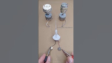 New Switching mechanism of spinning lights | #dcmotor #tech #youtubeshorts #dcmotorproject