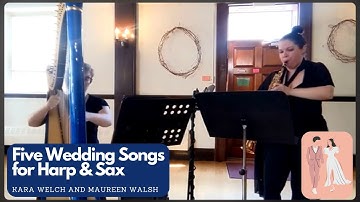 Thumbnail of 5 Wedding Songs for Harp & Saxophone Duet