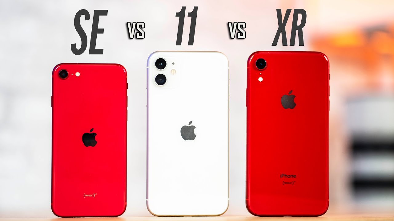 iPhone SE vs 11 vs - of Differences! - YouTube