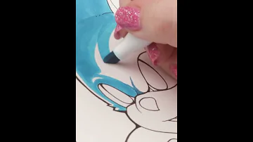 Drawing Sonic From Sonic The Hedgehog 