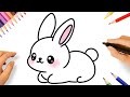 HOW TO DRAW A CUTE KAWAII BUNNY EASY????????