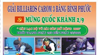 Thành Thông P.giáo Vs Minh Trí T.lan - Giải Carom 3 Băng Mở Rộng Cllb Vũ Sg - Đồng Xoài Bp