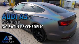 Audi A5 Wrapped in 3M Satin Psychedelic