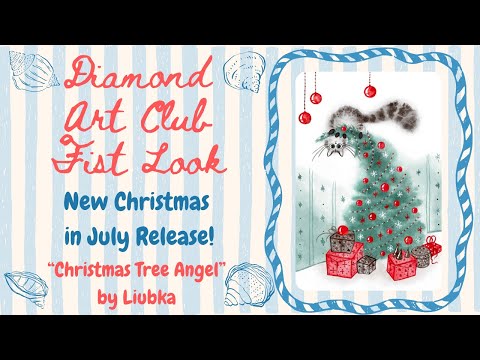 Diamond Art Club First Look || Christmas in July Unboxing