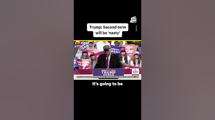 Donald Trump Pledges His Second Term Will Be 'Nasty'