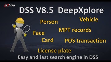 DSS 8.5 - DeepXplore - searching is easy