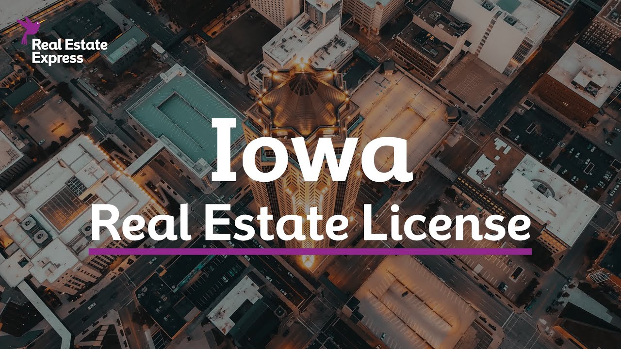 How to Get an Iowa Real Estate License - YouTube