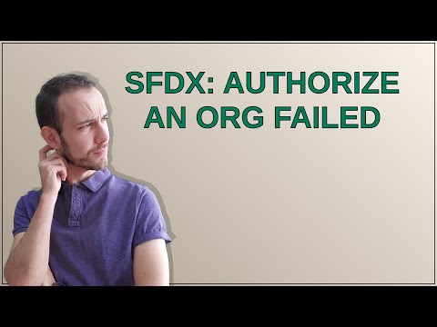 SFDX: Authorize an Org failed